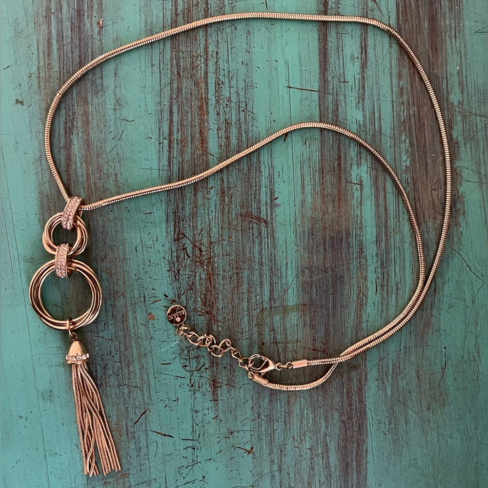 Alfani Elegant Gold Tassel Necklace
